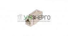 Модуль-вставка Keystone кат.5E (класс D) полный экран 100МГц RJ45 (8P8C) самозажимной T568A/B металлик NIKOMAX NMC-KJSD2-NT-MT