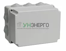 Коробка распаячная ОП 190х140х120 IP55 KM41246 IEK UKO10-190-140-120-K41-55