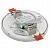 Светильник светодиодный ДВО 1004 9Вт 2700К IP20 встраив. Basic EKF DLL-1004-9-2700