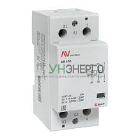 Контактор модульный КМ 63А 1NC+1NO 230В AC (2 мод.) AVERES EKF km-av-2-63-11-230V