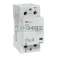Контактор модульный КМ 63А 1NC+1NO 230В AC (2 мод.) AVERES EKF km-av-2-63-11-230V