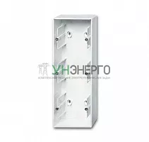 Коробка для открытого монтажа 3 поста Basic 55 альп. бел. ABB 2CKA001799A0976