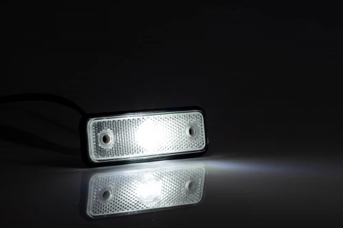 Фонарь габаритный белый LED с пров 2х0.75 мм? дл. 0.5м. FRISTOM FT-004 B LED фото 2