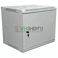 Шкаф настенный 19дюйм 6U 600х450х370мм (ШхГхВ) передняя дверь металл боковые стенки съемные (разобранный) RAL7035 Rexant 04-2210 Шкаф настенный 19дюйм 6U 600х450х370мм (ШхГхВ) передняя дверь металл боковые стенки съемные (разобранный) RAL7035 Rexant 04-2210