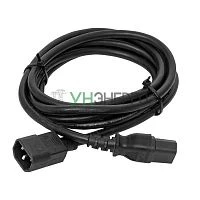 Кабель питания TERACOM для PDU C13 - C14 сеч. 3х1.5кв.мм 250В 10А 2.0м EKF TRC-PCA-C13-C14-2M Кабель питания TERACOM для PDU C13 - C14 сеч. 3х1.5кв.мм 250В 10А 2.0м EKF TRC-PCA-C13-C14-2M
