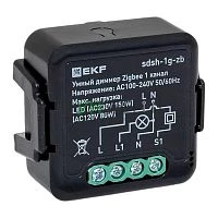 Диммер умный в подрозетник 1-канальный Zigbee Connect Select EKF sdsh-1g-zb Диммер умный в подрозетник 1-канальный Zigbee Connect Select EKF sdsh-1g-zb