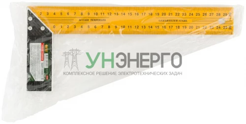 Угольник столярный усилен. желт. 300мм FIT 19430 фото 3