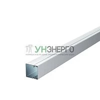 Кабель-канал (короб с крышкой) 40х40 L2000 сталь 0.7мм LKM конвейерн. цинк. метал. OBO 6246990