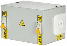 Ящик с понижающим трансформатором ЯТП 0.25 230/24В (2 авт. выкл.) IEK MTT12-024-0250