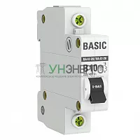 Выключатель автоматический модульный 1п B 10А 4.5кА ВА 47-29 Basic EKF mcb4729-1-10-B Выключатель автоматический модульный 1п B 10А 4.5кА ВА 47-29 Basic EKF mcb4729-1-10-B