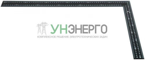Угольник столярный 400х600мм цельнометал. крашеная шкала КУРС 19620 фото 4