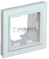 Рамка 1-м IP44 BRITE РУ-1-БрЖ-44 жемчуж. IEK BR-M12-44-K36