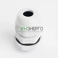Сальник PG9 диаметр проводника 4-8 мм STEKKER, IP54, серый 49363