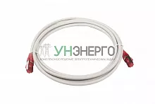 Патч-корд кат.5E F/UTP экранир. LSZH PC-LPM-STP-RJ45-RJ45-C5e-3M-LSZH-GY 3м сер. Hyperline 42338