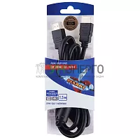 Шнур HDMI - HDMI gold 1.5м с ферритами блист. Rexant 06-3101