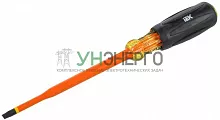 Отвертка диэлектрическая SLIM SL6.5х150 Т3 ARMA2L 5 IEK A2L5-SC31-T3-SL-65-150 Отвертка диэлектрическая SLIM SL6.5х150 Т3 ARMA2L 5 IEK A2L5-SC31-T3-SL-65-150