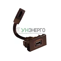 Розетка Mosaic 1мод. HDMI черн. Leg 079368