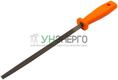 Напильник пластиковая ручка трехгранный 200мм FIT 42620 фото 2