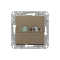 Розетка компьютерная 2-м СП Эпика RJ45 кат.5 механизм шампань EKF UP1-SOC-2RJ45-5 Розетка компьютерная 2-м СП Эпика RJ45 кат.5 механизм шампань EKF UP1-SOC-2RJ45-5