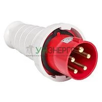 Вилка переносная 045 125А 3P+PE+N 380В IP67 EKF ps-045-125-380 Вилка переносная 045 125А 3P+PE+N 380В IP67 EKF ps-045-125-380