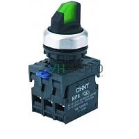 Переключатель с подсветкой NP8-20XD/314 3 полож. фикс. AC110-230В(LED) 2НО IP65 (R) зел. CHINT 667577 Переключатель с подсветкой NP8-20XD/314 3 полож. фикс. AC110-230В(LED) 2НО IP65 (R) зел. CHINT 667577