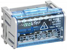Шины на DIN-рейку (кросс-модуль) ШНК 2х7 L+PEN TEKFOR IEK TF-DN10-2-07-100 Шины на DIN-рейку (кросс-модуль) ШНК 2х7 L+PEN TEKFOR IEK TF-DN10-2-07-100