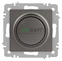 Светорегулятор поворотный СП Accent 6-401-09 600Вт 230В IP20 титан Intro Б0063685