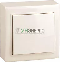 Выключатель 1-кл. ОП 10А IP20 V01-32-V11-S крем. Volsten 9850