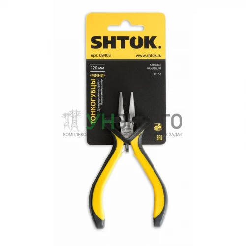 Тонкогубцы "Мини" 120мм (08403) SHTOK 376306 фото 3
