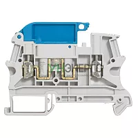 Блок клеммный Viking3 2.5кв.мм шаг 6мм с разъед. Leg 037183