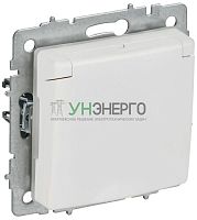 Розетка BRITE РСбш10-3-44-БрАБ 16А IP44 с заземл. защ. шторки с крышкой механизм арктич. бел. IEK BR-R16-16-44-K91 Розетка BRITE РСбш10-3-44-БрАБ 16А IP44 с заземл. защ. шторки с крышкой механизм арктич. бел. IEK BR-R16-16-44-K91