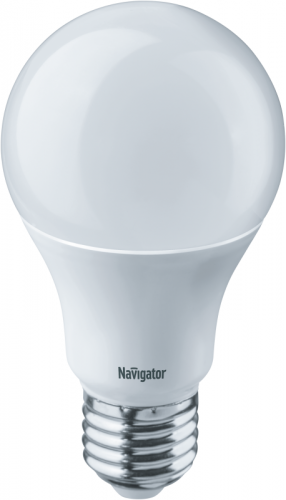 Лампа светодиодная 94 388 NLL-A60-10-230-4K-E27 10Вт грушевидная 4000К бел. E27 820лм 170-260В Navigator 94388