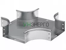 Ответвитель для лотка Х-образ. DPX 400х100 в комплекте с крепеж. эл. DKC 36225K Ответвитель для лотка Х-образ. DPX 400х100 в комплекте с крепеж. эл. DKC 36225K