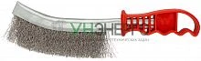 Корщетка тип А изогнутая пластик. ручка стальная КУРС 38407 Корщетка тип А изогнутая пластик. ручка стальная КУРС 38407