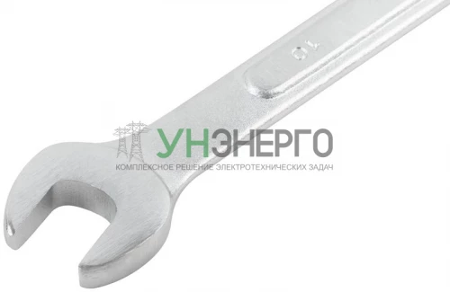 Ключ рожковый усиленный "Модерн" 10х13мм FIT 63495 фото 7