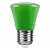 Лампа светодиодная Feron LB-372 Колокольчик E27 1W зеленый 25912