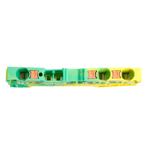 Зажим пружинный, 3-проводной проходной ЗНИ - 4 ,JXB PT 4  TW , желтый, зеленый LD573-1-40 49260 фото 3
