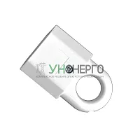Розетка переносная 6А 250В плоская с ушком без заземл. бел. UNIVersal А104
