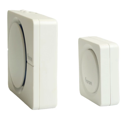 Звонок дверной беспроводной Feron E-382 Электрический 38 мелодий белый с питанием от батареек и от сети через USB 48922 фото 2