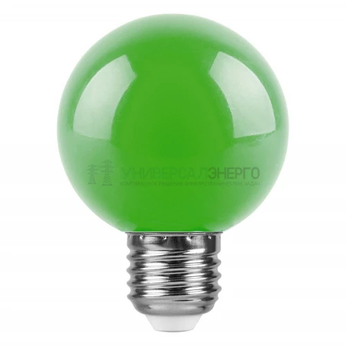 Лампа светодиодная Feron LB-371 Шар E27 3W зеленый 25907 фото 2