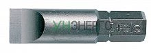 Бита специальная плоская шлицевая Industrial SL5.5х1.0 длина 32мм посадка С8 5/16дюйм (уп.10шт) FELO 07052410