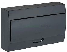 Корпус модульный пластиковый ЩРН-П-18 IP41 навесной черн. черн. дверь IEK MKP13-N-18-41-K02