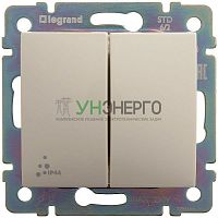 Переключатель проходной 2-кл. СП Valena 10А IP44 250В механизм сл. кость IEK 774198 Переключатель проходной 2-кл. СП Valena 10А IP44 250В механизм сл. кость IEK 774198