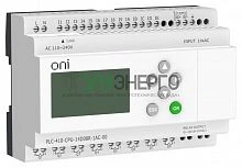 Модуль ЦПУ ПЛК 410 14 DI 8 RO 220В AC с Ethernet портом с экраном ONI PLC-410-CPU-14D08R-1AC-00