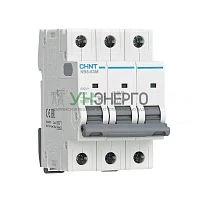 Выключатель автоматический NB8-63M 3п 16А 8In (C) (R) CHINT 320829 Выключатель автоматический NB8-63M 3п 16А 8In (C) (R) CHINT 320829