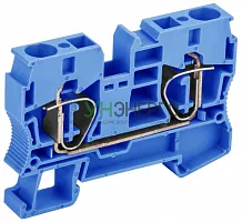 Клемма пружинная КПИ 2в-10 70А син. IEK YZN11-010-K07
