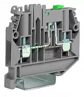 Клемма CBS.4/GR с ножевым размыкателем 4кв.мм 1 уровень винт. DKC ZCBS04GR