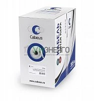 Кабель витая пара UTP кат.5E 1 пара 24 AWG ОЖ solid LSZH нг(А)-HF сер. (уп.500м) Cabeus 11149c Кабель витая пара UTP кат.5E 1 пара 24 AWG ОЖ solid LSZH нг(А)-HF сер. (уп.500м) Cabeus 11149c