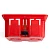 Коробка монтажная для полых стен, с пластиковыми зажимами, с крышкой, 92*92*45мм STEKKER EBX30-02-1-20-92, красный 49007